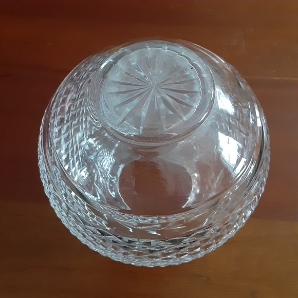 unmarked Accents Cut Crystal Rose Bowl Poshmark